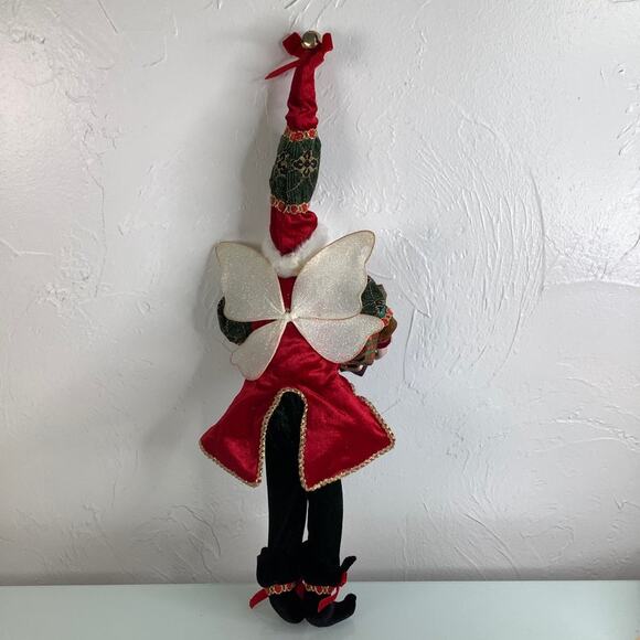 Vintage Mark Roberts Christmas Santa Bendable 22” tall  EUC - Picture 9 of 12